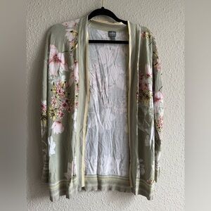 Soho Striped Knit Cardigan Size XS